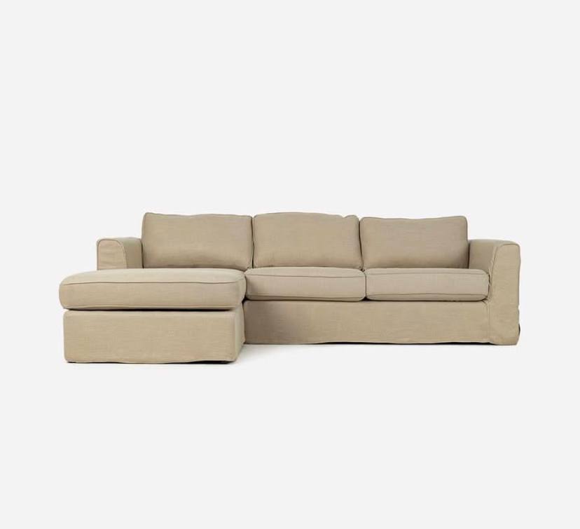 Coast / Sano Slipcover L-Shape Sectional
